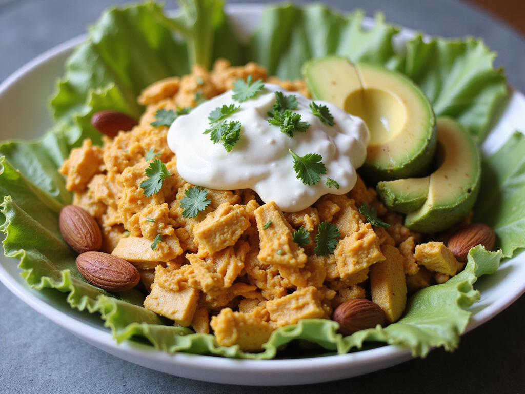 Ensalada de Pollo al Curry Keto