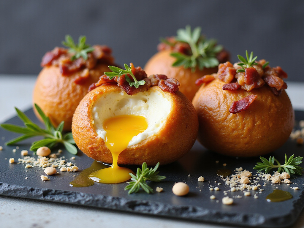 Bolas de Queso y Tocino Keto