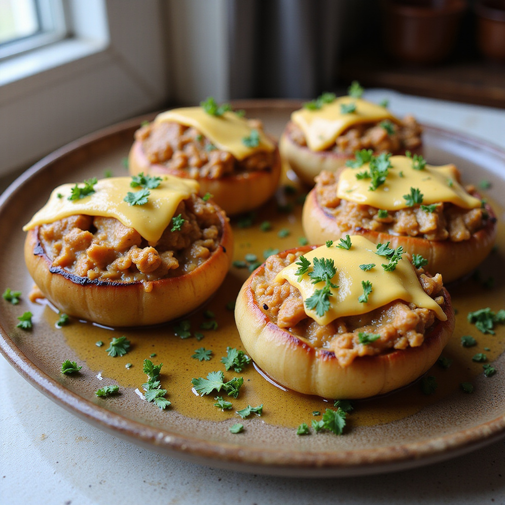 Rábanos y Nabos Rellenos de Pollo Keto