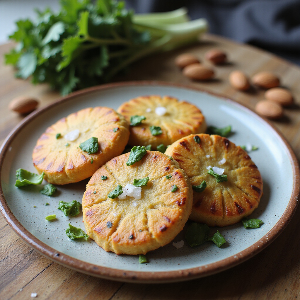 Galletas de Grelos y Almendras Keto