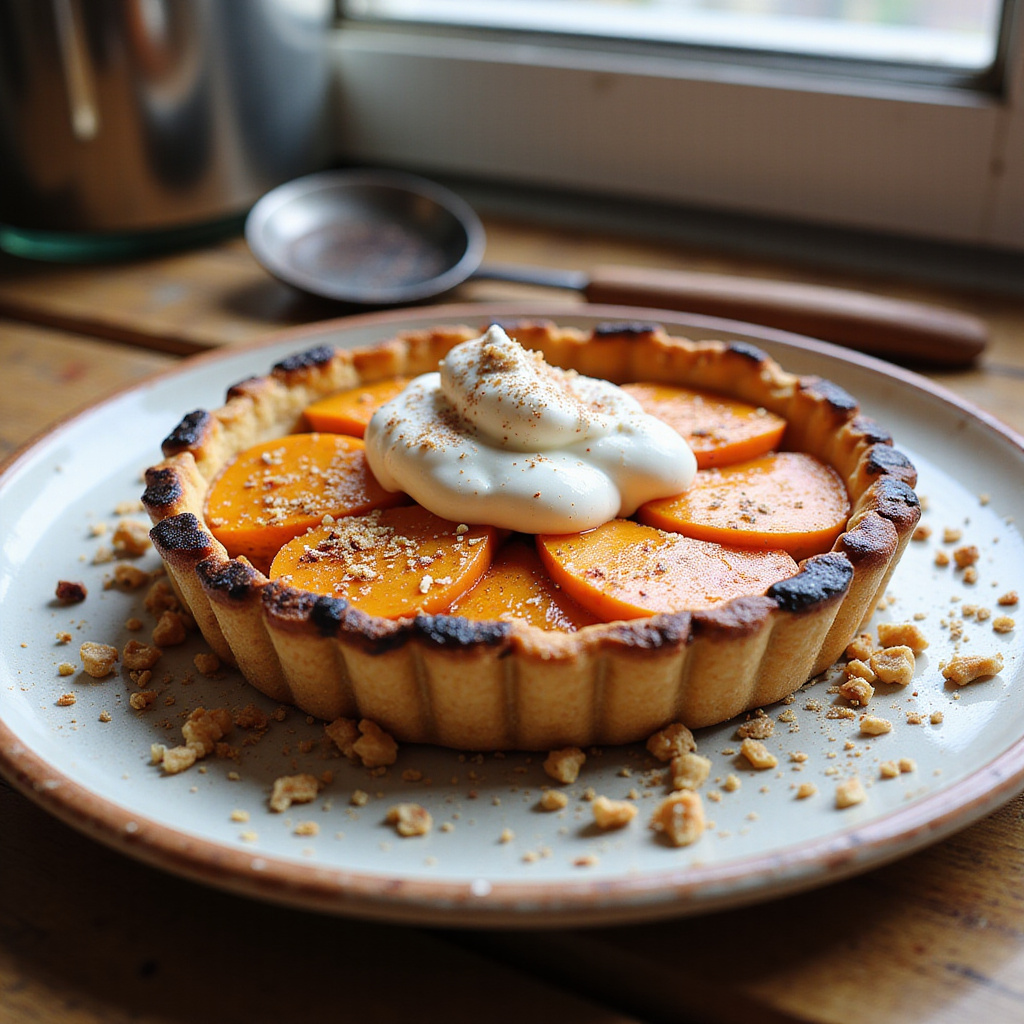 Tarta de Calabaza y Zanahoria con Crema de Coco Keto