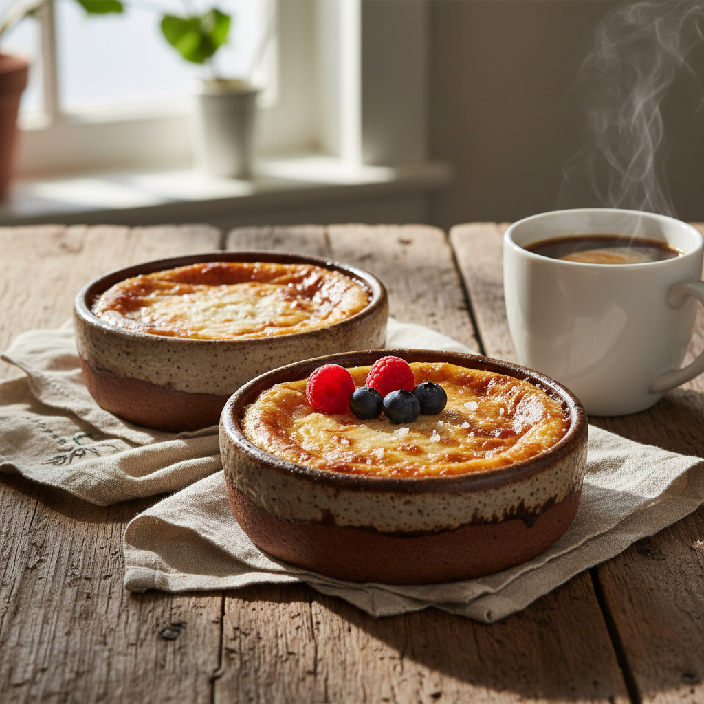 Natillas con Queso Griego Keto