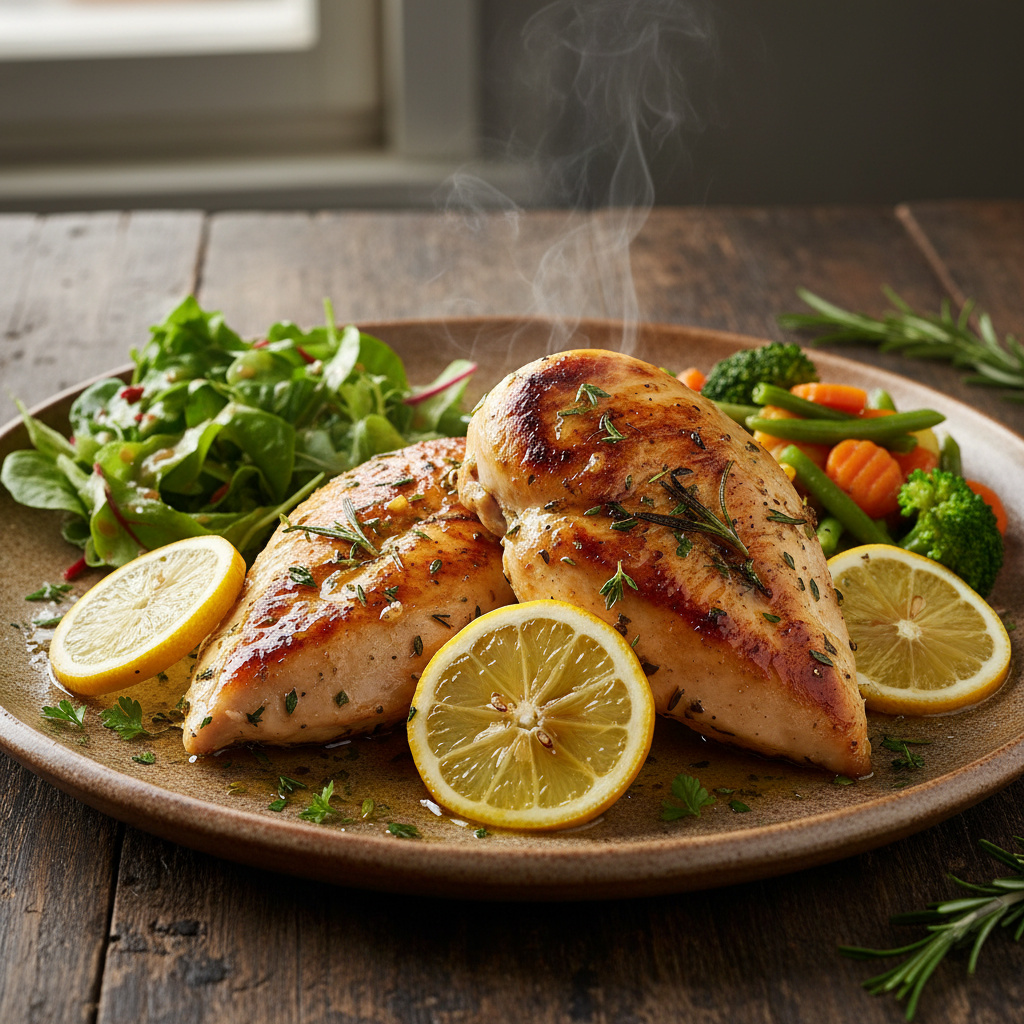 Pollo al Limón y Hierbas Keto