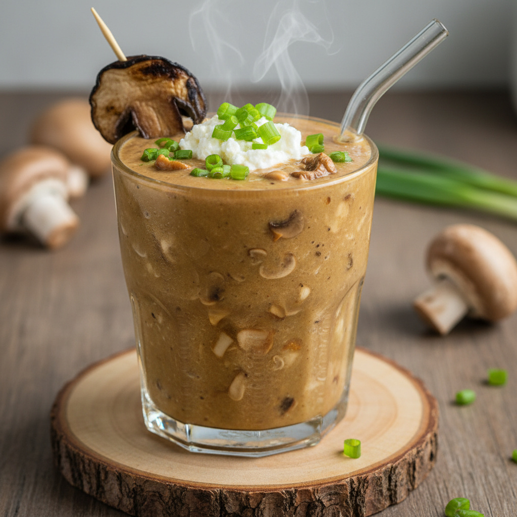 Batido de Champiñones y Setas Mixtas Keto