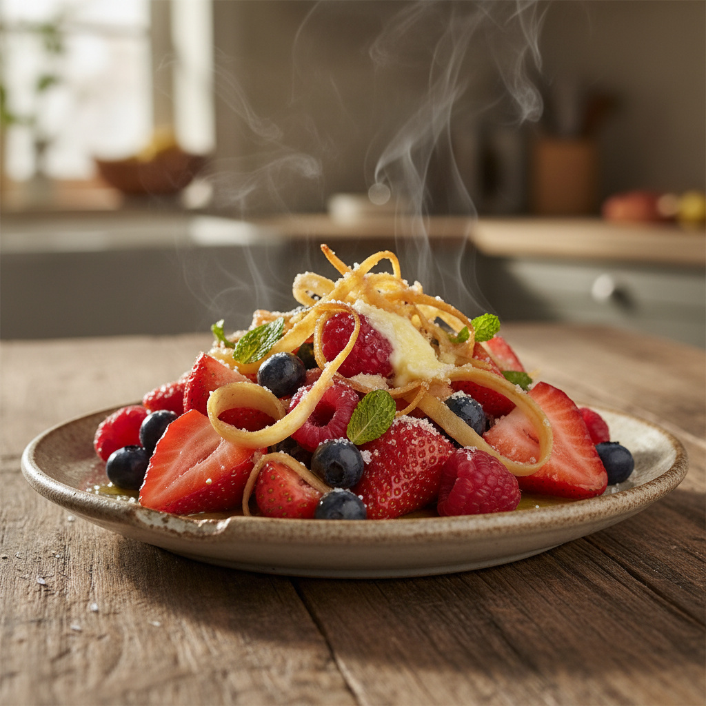 Frutas con Hinojo y Chirivía Keto