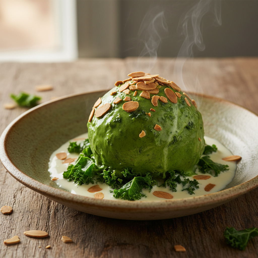 Helado de Kale Crujiente