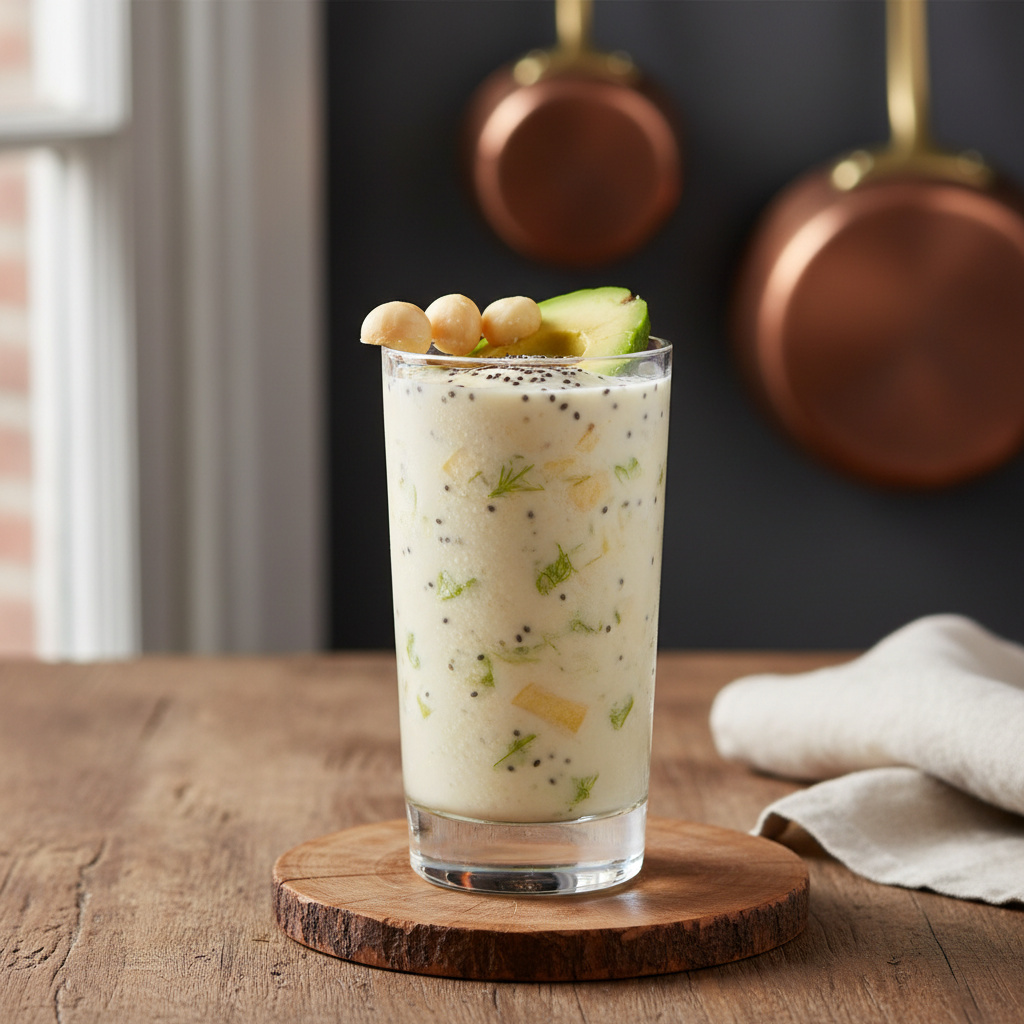 Batido de Hinojo y Chirivía con Nuez