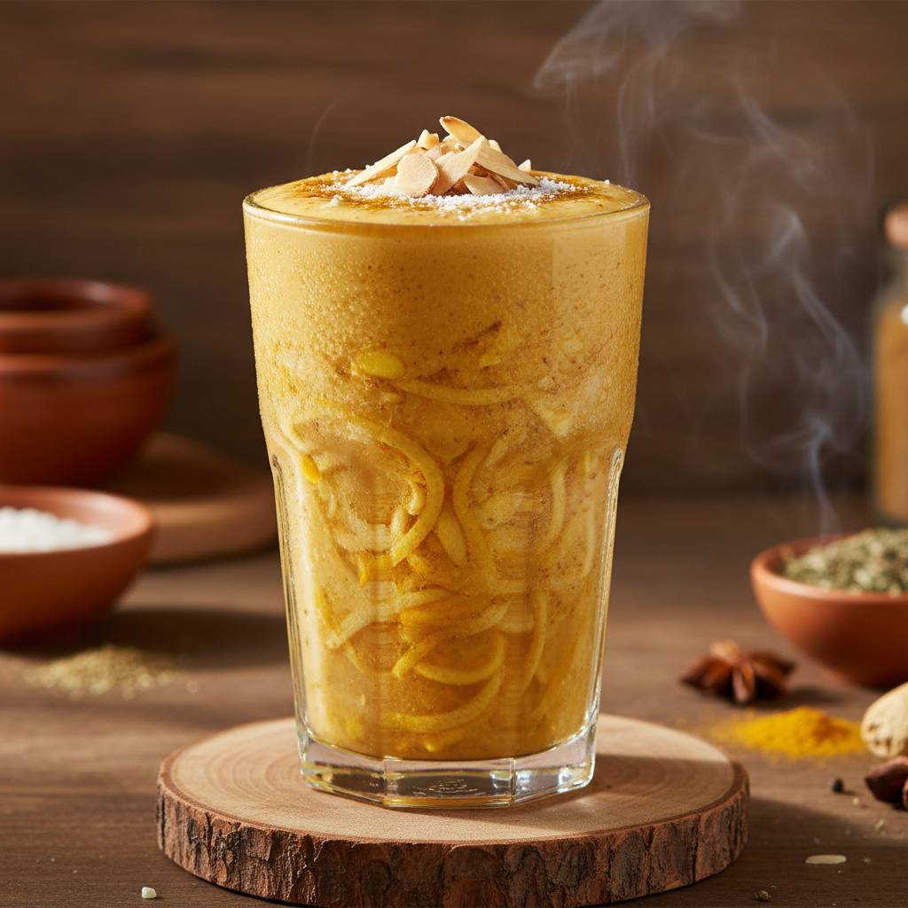 Smoothie Calabaza Espagueti al Curry