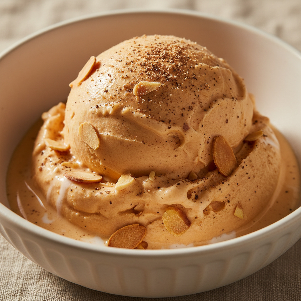 Helado de Calabaza Asada con Especias Keto