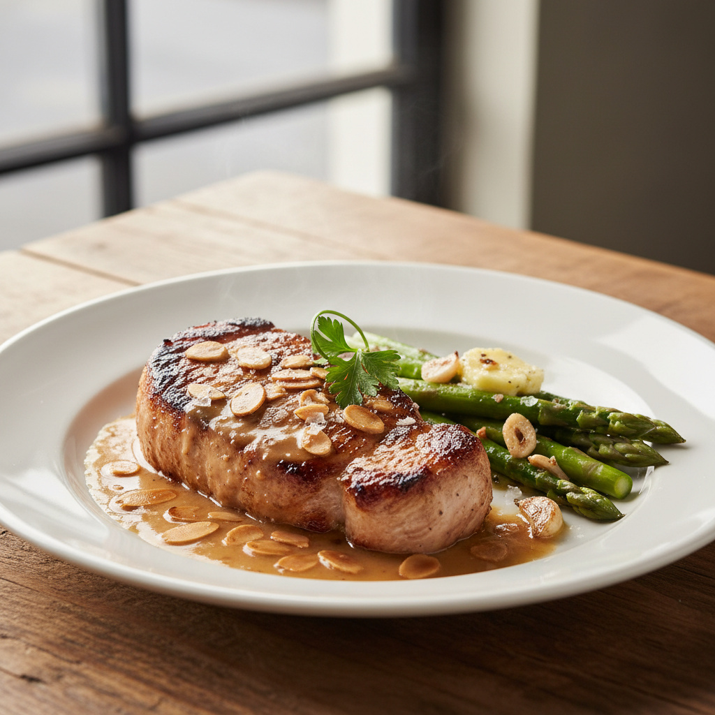Filete de Cerdo con Salsa de Almendras