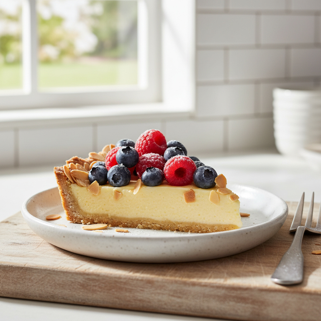 Tarta de Limón y Frutos del Bosque Keto