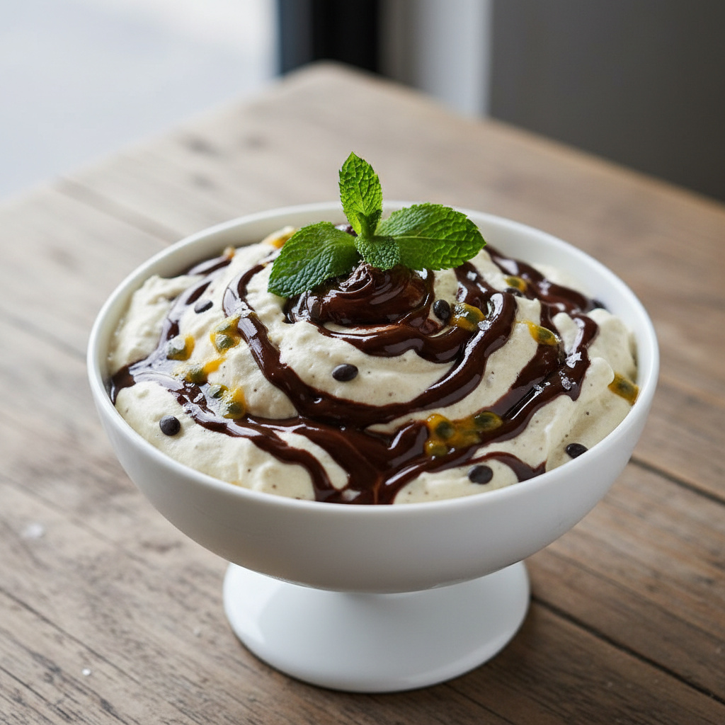 Mousse de Maracuyá y Chocolate Negro Keto