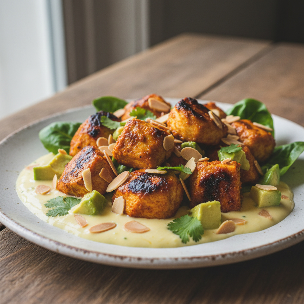 Bocaditos de Pollo al Curry Keto