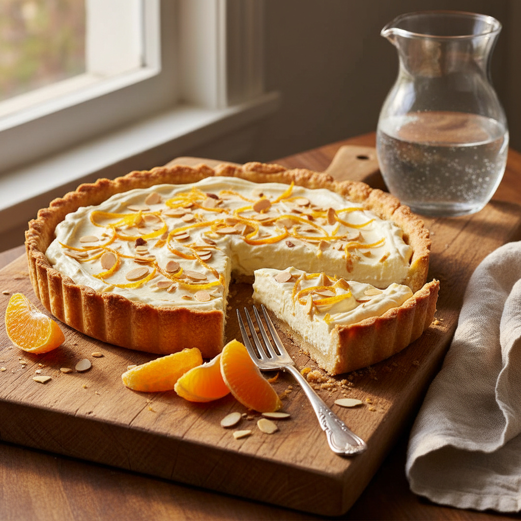 Tarta de Naranja y Almendras Keto