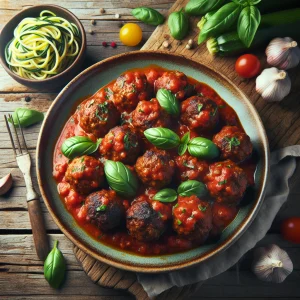 Albóndigas keto jugosas y llenas de sabor
