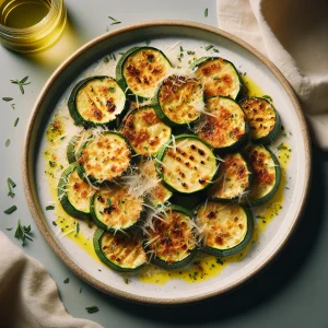 Calabacines a la parmesana keto, crujientes y sabrosos