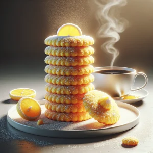 Galletas de limón keto, crujientes y sin azúcar