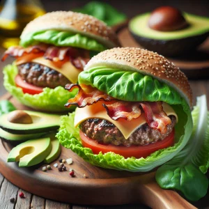 Hamburguesas keto jugosas y sin carbohidratos