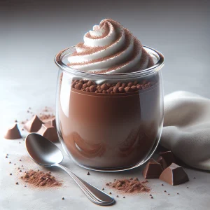 Mousse de chocolate keto, cremoso y bajo en carbohidratos