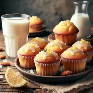 Muffins de limón keto, esponjosos y sin azúcar