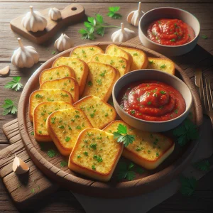 Pan de ajo keto, crujiente y sin gluten