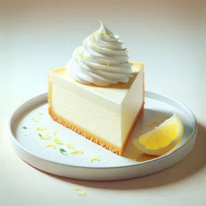 Tarta de queso y limón keto, cremosa y sin azúcar