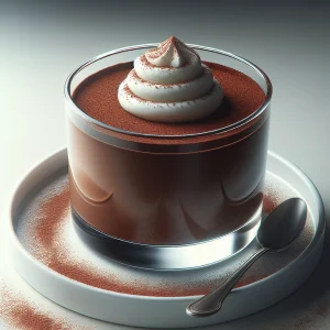 Flan de chocolate keto, cremoso y sin azúcar