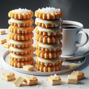 Galletas de chocolate blanco keto, crujientes y deliciosas