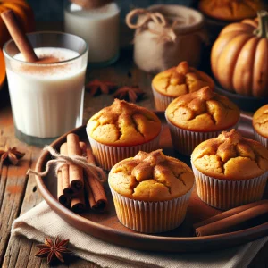 Muffins de calabaza keto, esponjosos y sin azúcar