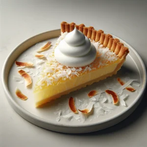 Tarta de limón y coco keto, refrescante y sin azúcar