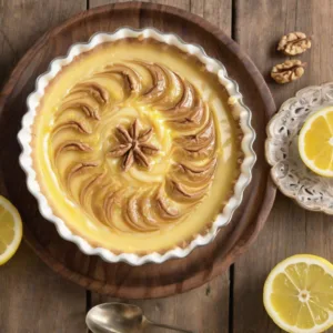 Flan de Nuez y Limón Keto