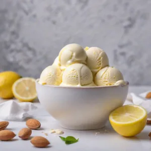 Helado de Limón y Almendra Keto