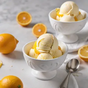 Helado de Limón y Naranja Keto