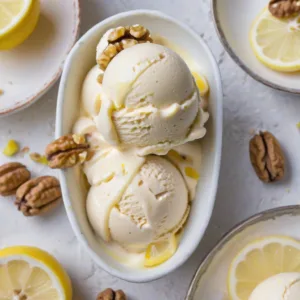 Helado de Limón y Nuez Keto