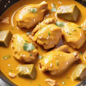 Pollo al Curry con Naranja Keto
