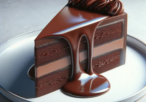 Pastel de chocolate keto, rico y sin azúcar